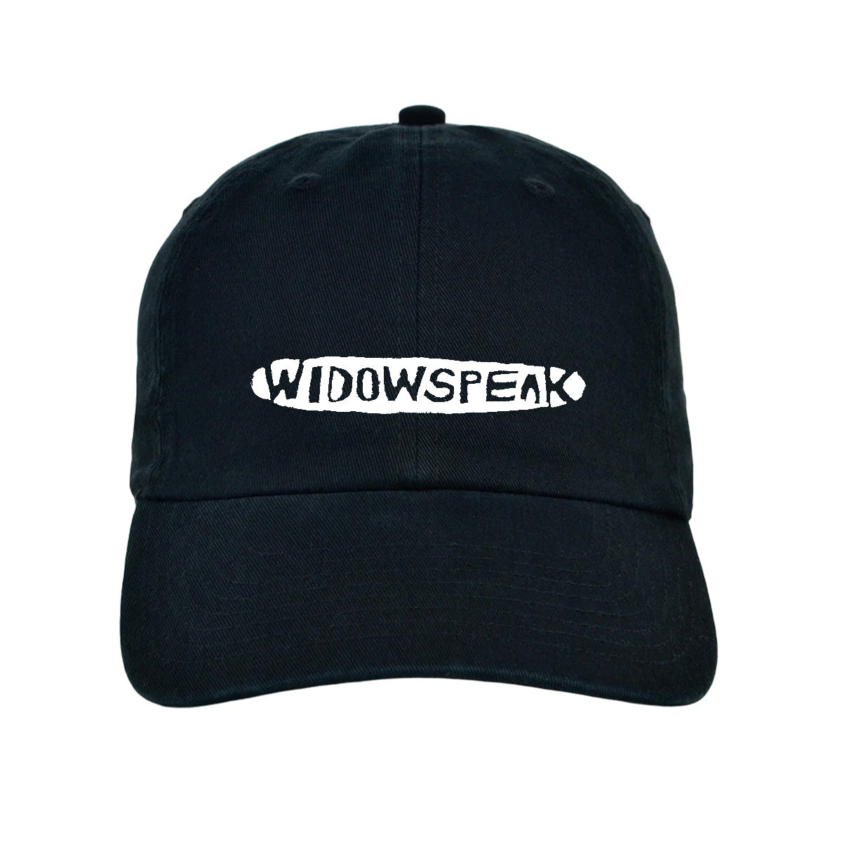 Widowspeak Logo Cap (Black w/ White Embroidery) (Pre-Order)