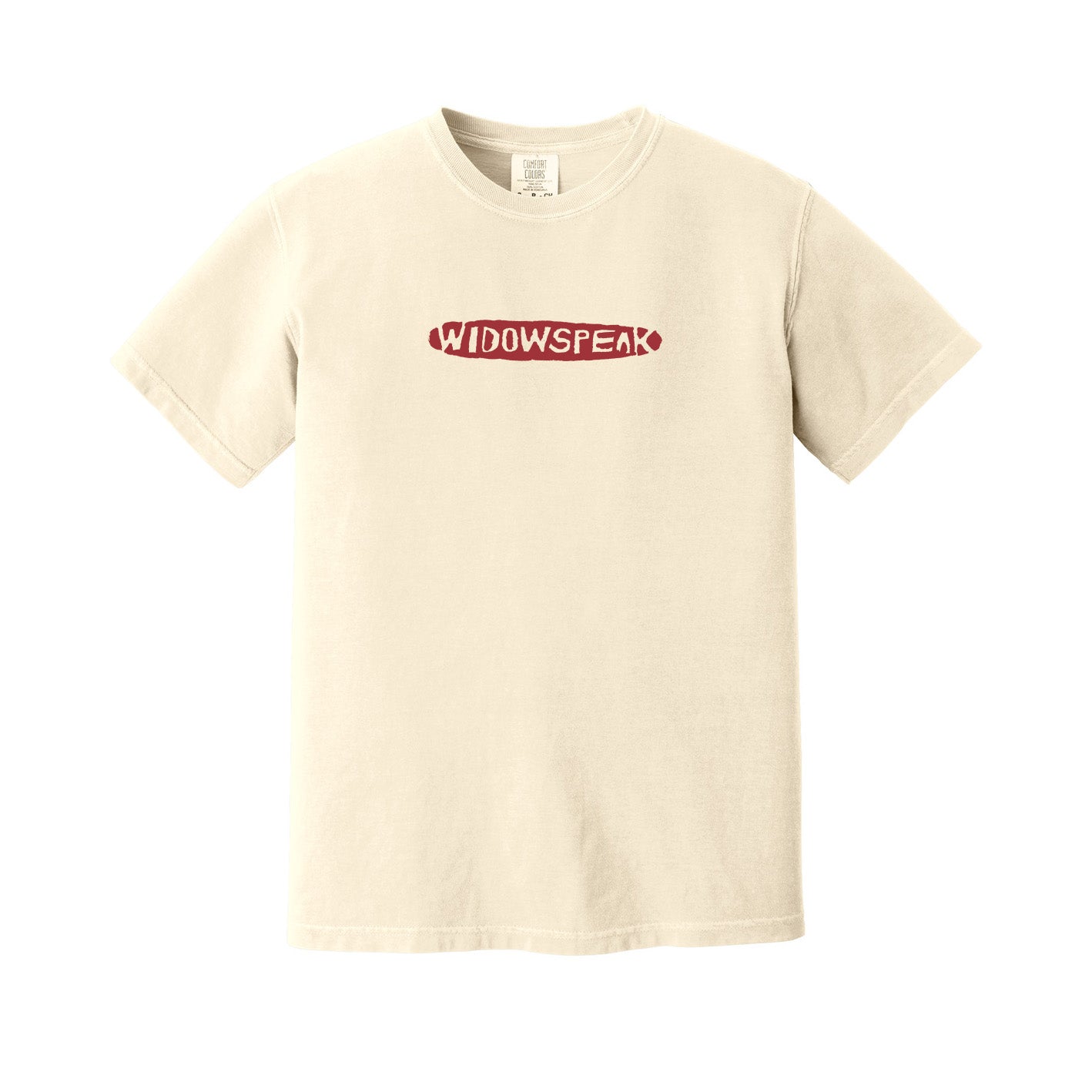 Widowspeak Logo Tee (Ivory w/ Scarlet Ink) (Pre-Order)